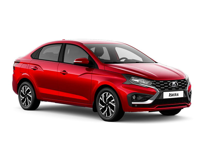 Lada Iskra Седан - Бордовый "Фламенко" (181) - Металлик